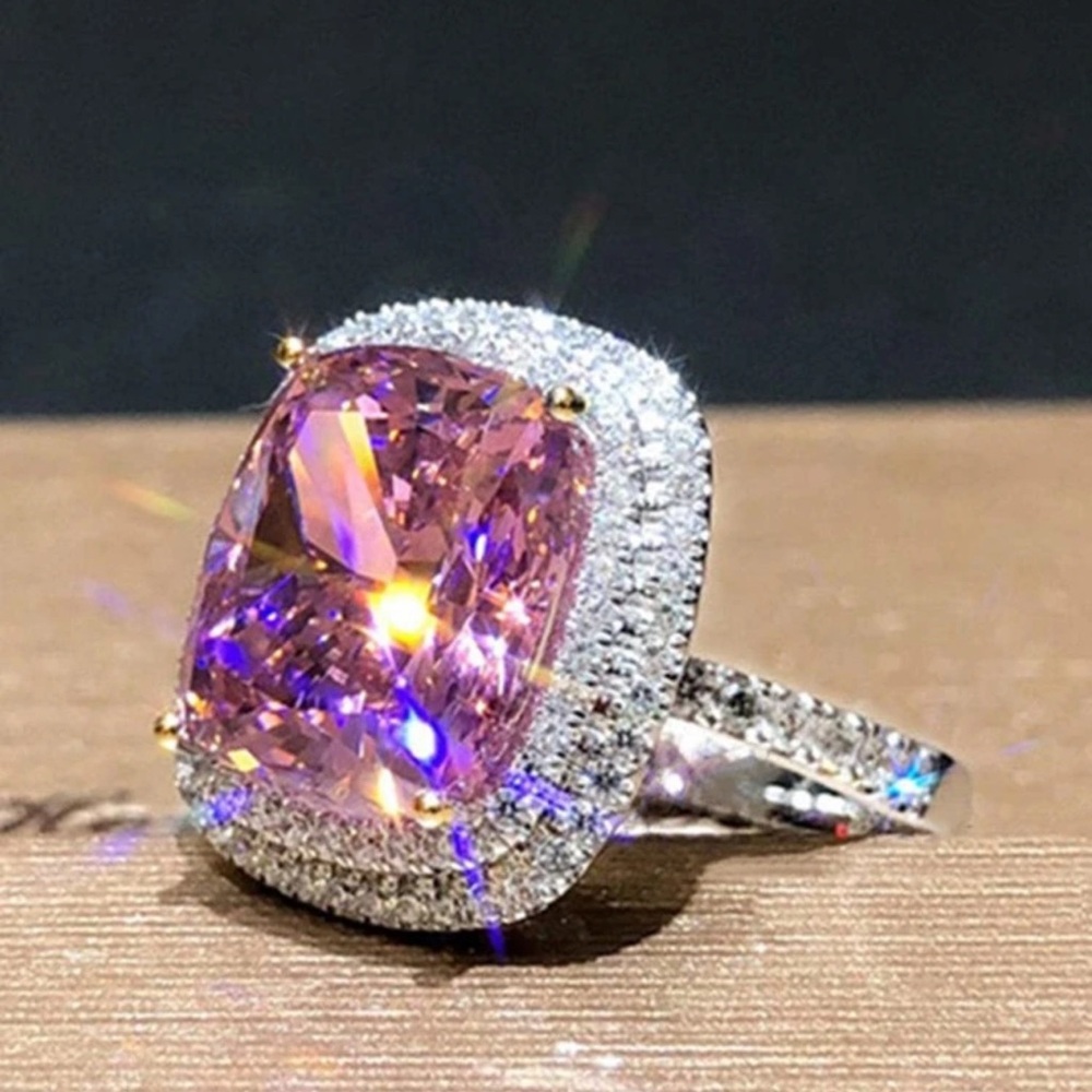 - SAPPHIRE BRIDAL WEDDING RING - Picture 8 of 15